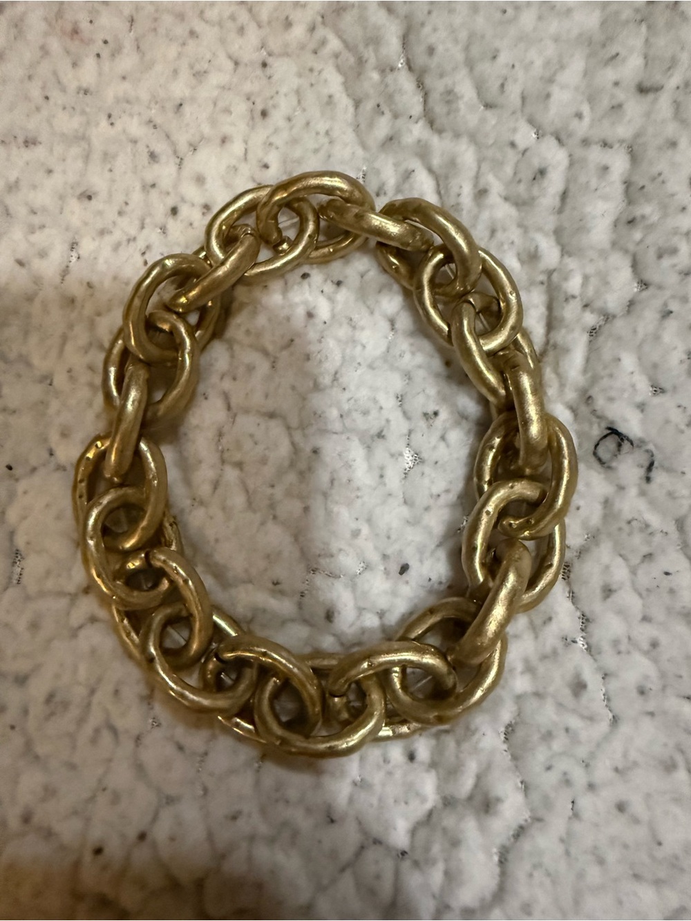 Chunky gold bracelet